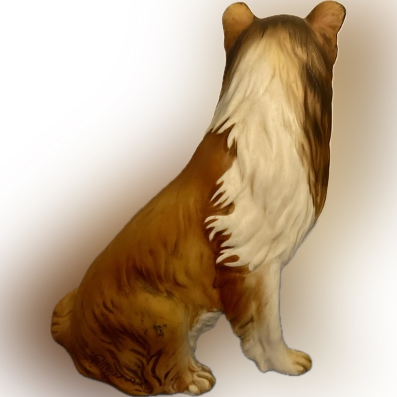 1986 HOMCO Collie Figurine Lassie Sheltie Masterpiece Collection - Picture 6 of 9